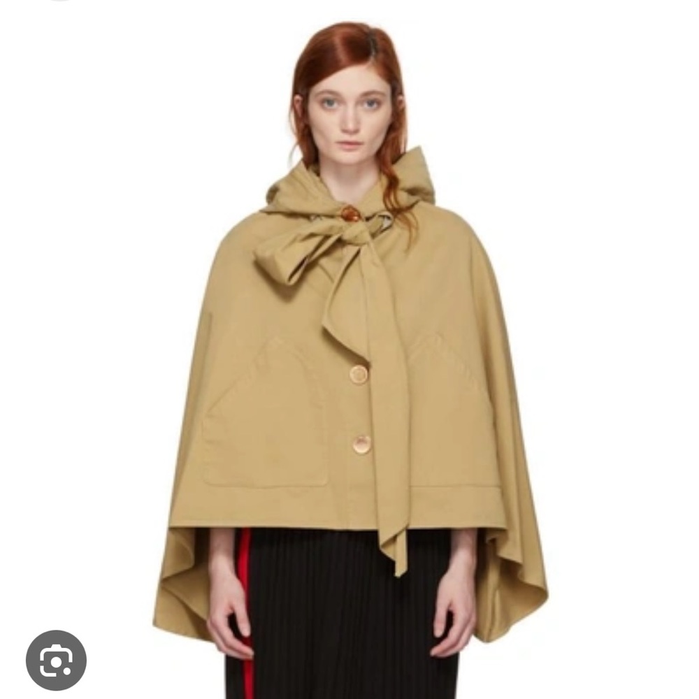 See by Chloe desert Cape women’s barely brown size M-L lace tie hoodie